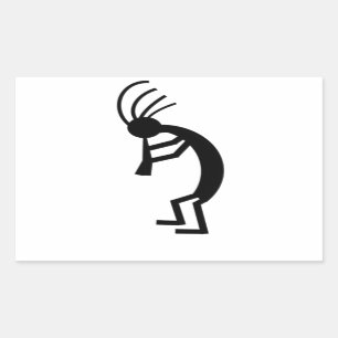 Sticker Rectangulaire Kokopelli