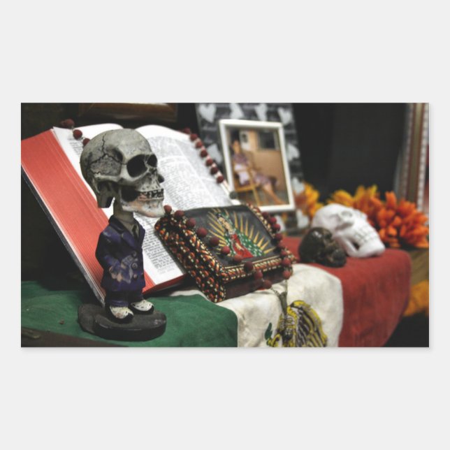 Sticker Rectangulaire La Journée des morts 2008 de MECA (Devant)