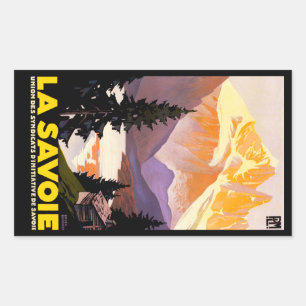 Sticker Rectangulaire La Savoie