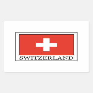 Sticker Rectangulaire La Suisse