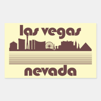 Sticker Rectangulaire Las Vegas Nevada