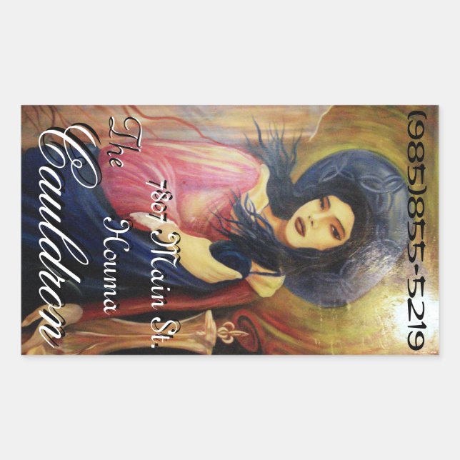 Sticker Rectangulaire L'autocollant de chaudron (Devant)