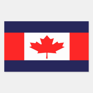 Sticker Rectangulaire Le Canada