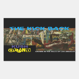 STICKER RECTANGULAIRE LE CONTRECOUP KUSH
