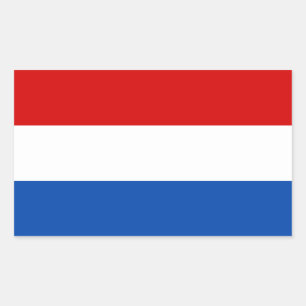 Sticker Rectangulaire Le drapeau néerlandais