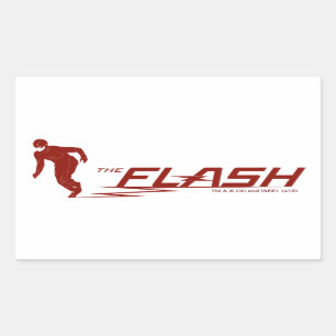 Sticker Rectangulaire Le Flash Logo du nom du super héros