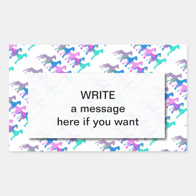 Sticker Rectangulaire Le Grand Danois Pat (Devant)