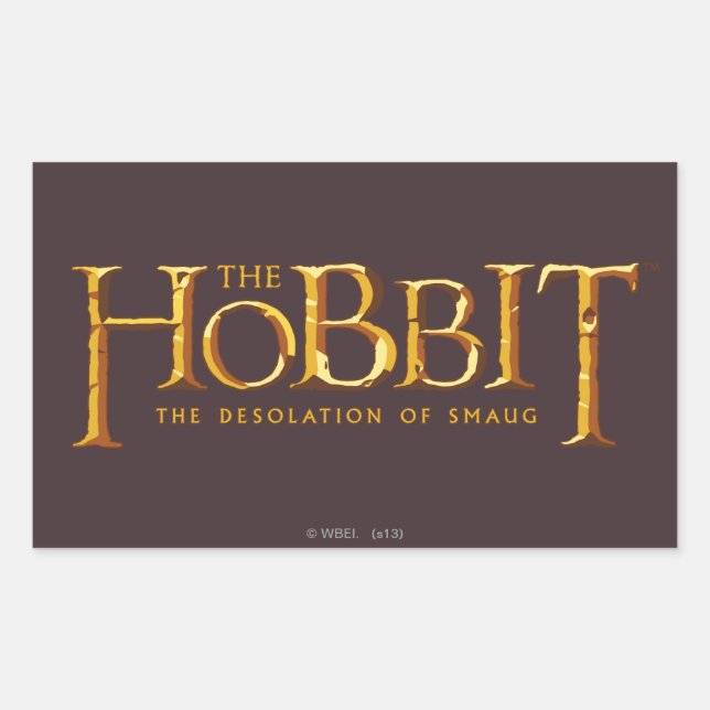 STICKER RECTANGULAIRE LE HOBBIT™ (Devant)