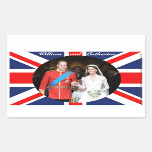 Sticker Rectangulaire Le Mariage royal 14
