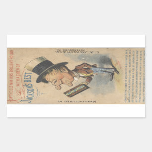 Sticker Rectangulaire Le vieil homme a été amené tour Ephémère