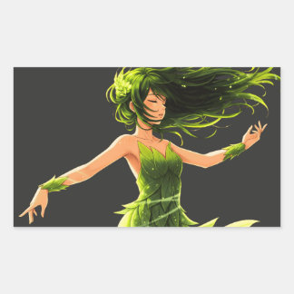 Sticker Rectangulaire Le Whisper of the Wind
