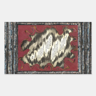 Sticker Rectangulaire L'échelle