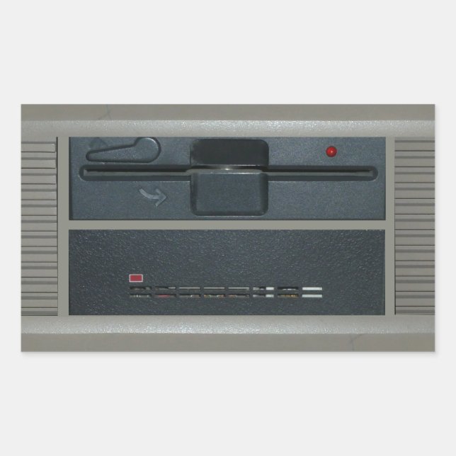 Sticker Rectangulaire Lecteur de disque 5,25 pouces (Devant)