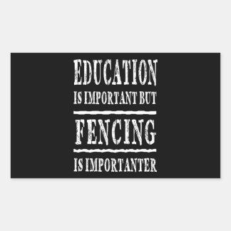 Sticker Rectangulaire L'Éducation Est Importante L'Enceinte