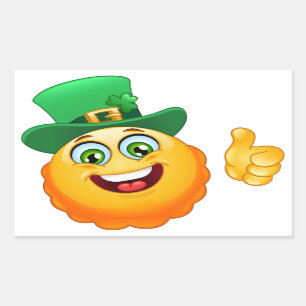 Sticker Rectangulaire leprechaun emoji