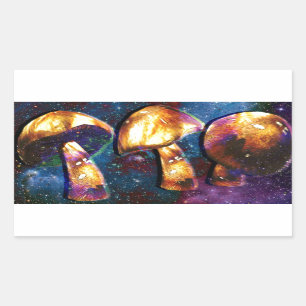 Sticker Rectangulaire L'espace Shroomery