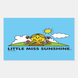 Sticker Rectangulaire Little Miss Sunshine   Retour À La Nature