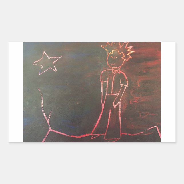 Sticker Rectangulaire Little Pee 2 (Devant)