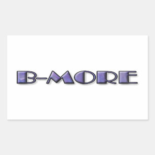 Sticker Rectangulaire Logo B-MORE