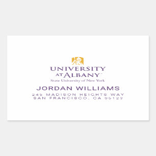Sticker Rectangulaire Logo de l'Université d'Albany
