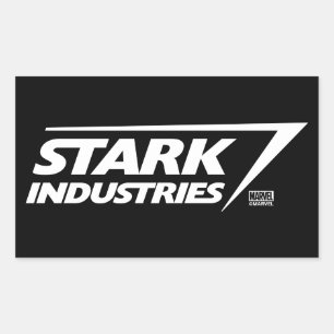 Sticker Rectangulaire Logo de Stark Industries