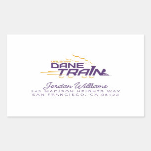 Sticker Rectangulaire Logo du train UAlbany Dane