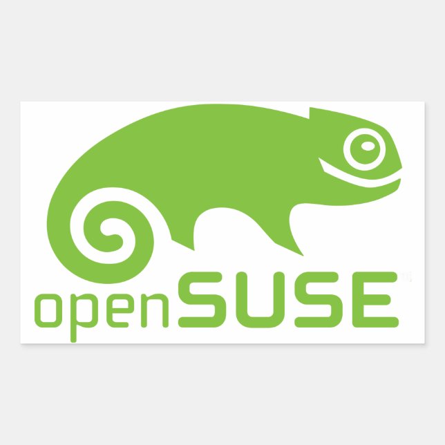 Sticker Rectangulaire Logo openSuzie Linux (Devant)