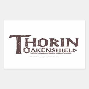Sticker Rectangulaire Logo THORIN OAKENSHIELD™ Brown