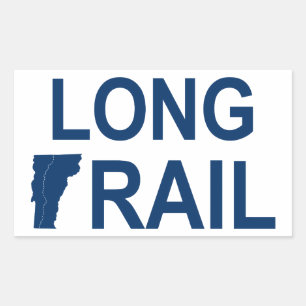 Sticker Rectangulaire Long Trail Vermont