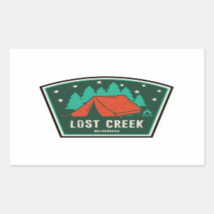 Sticker Rectangulaire Lost Creek Wilderness Colorado Camping