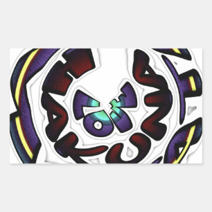 Sticker Rectangulaire Love Hakuna Matata beaux cadeaux