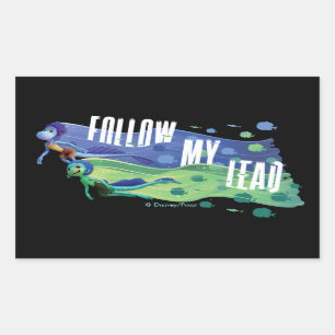 Sticker Rectangulaire Luca   Alberto & Luca - Suivez ma direction