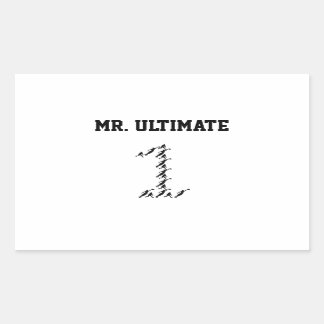 Sticker Rectangulaire M./Mlle Ultimate