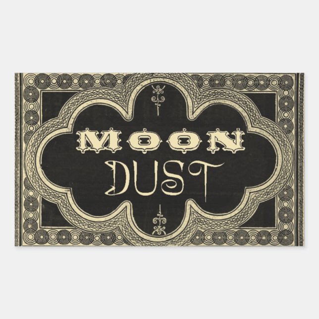 Sticker Rectangulaire Magick - Poussière de lune (Devant)