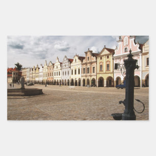 Sticker Rectangulaire Maisons de la Renaissance