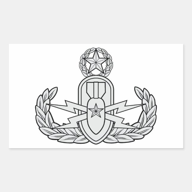 Sticker Rectangulaire Maître EOD (Devant)