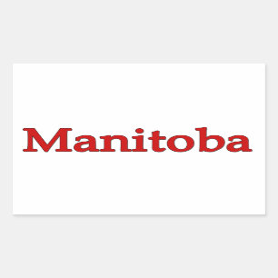 Sticker Rectangulaire Manitoba