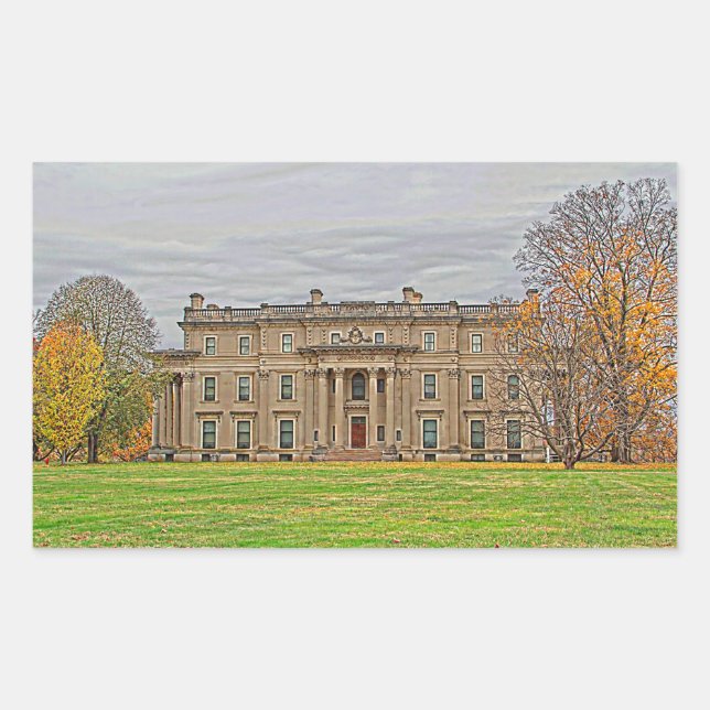 Sticker Rectangulaire Manoir Vanderbuilding (Devant)