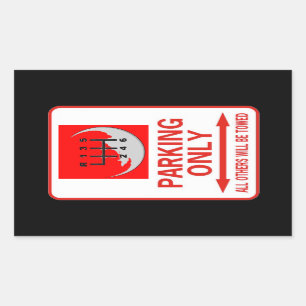 STICKER RECTANGULAIRE MANUEL UNIQUEMENT