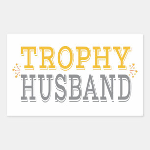 Sticker Rectangulaire Mari Trophée