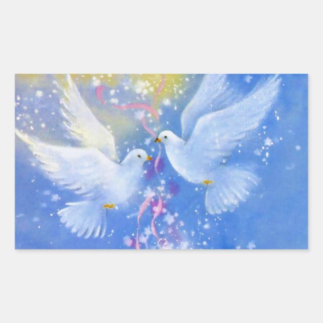 Sticker Rectangulaire Mariage (Devant)