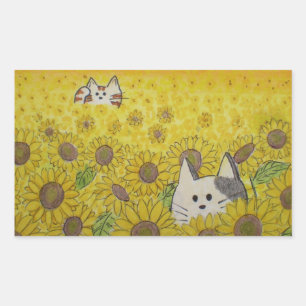 Sticker Rectangulaire Masquer et rechercher l'autocollant