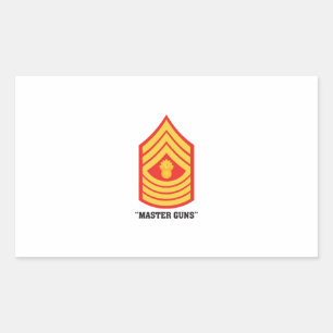 Sticker Rectangulaire Master Guns