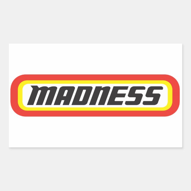 Sticker Rectangulaire Matchbox ? Folie ! (Devant)