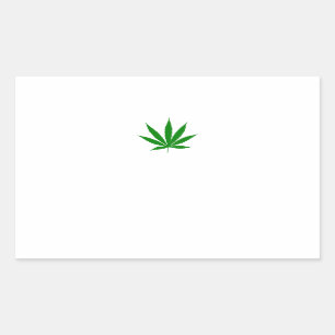 Sticker Rectangulaire Mauvaise herbe Lables