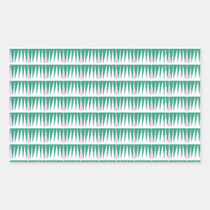 Sticker Rectangulaire Merveilleuse de la saison Arbre de Noël