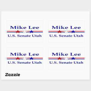 Sticker Rectangulaire Mike Lee Sénat américain Utah 2022
