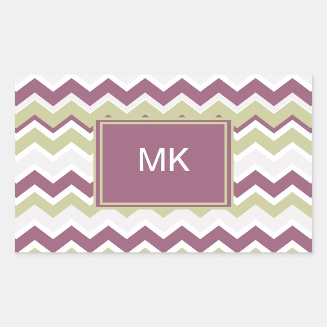 Sticker Rectangulaire Modèle des couleurs tendance 2013 (Devant)