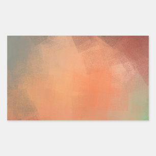 Sticker Rectangulaire Modèle élégant vierge moderne d'art abstrait perso