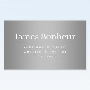 Sticker Rectangulaire Modèle promotionnel modifiable pour les entreprise